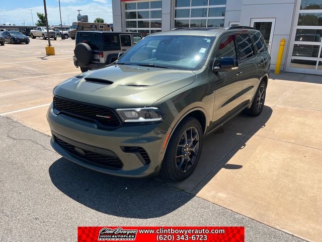2026 Dodge Durango GT Plus HEMI V8 in Green Machine Exterior Paint — front three-quarter view