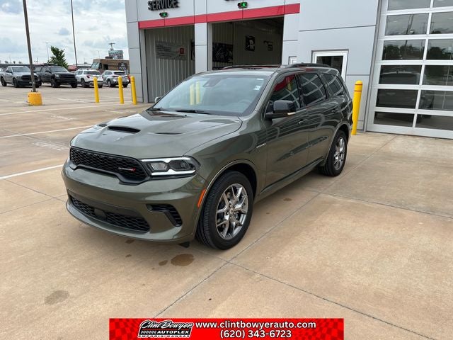 2026 Dodge Durango GT Plus HEMI V8 in Green Machine Exterior Paint — front three-quarter view