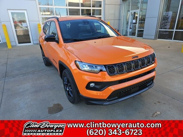 2026 Jeep Compass Latitude in Joose Exterior Paint — front three-quarter view