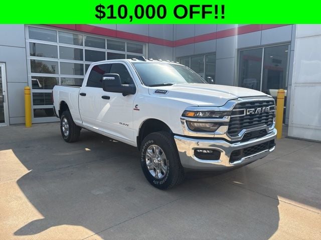 2025 RAM 2500 Big Horn in Bright White Clearcoat — front three-quarter view