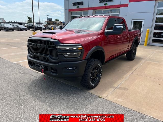 2026 RAM 2500 Power Wagon in Molten Red Pearl-Coat Exterior Paint — front three-quarter view