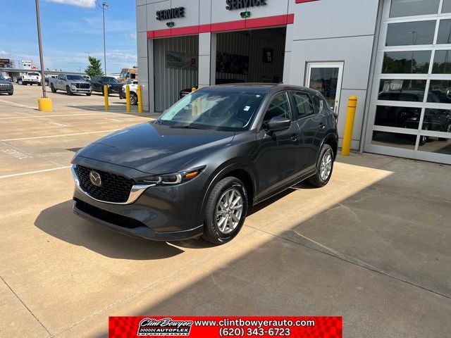 2024 Mazda Mazda CX-5 2.5 S Select Package in Machine Gray Metallic — front three-quarter view